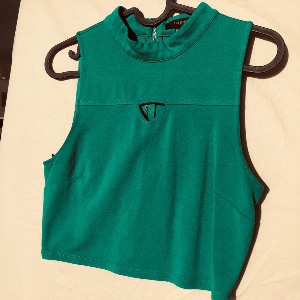 Emerald Crop Top